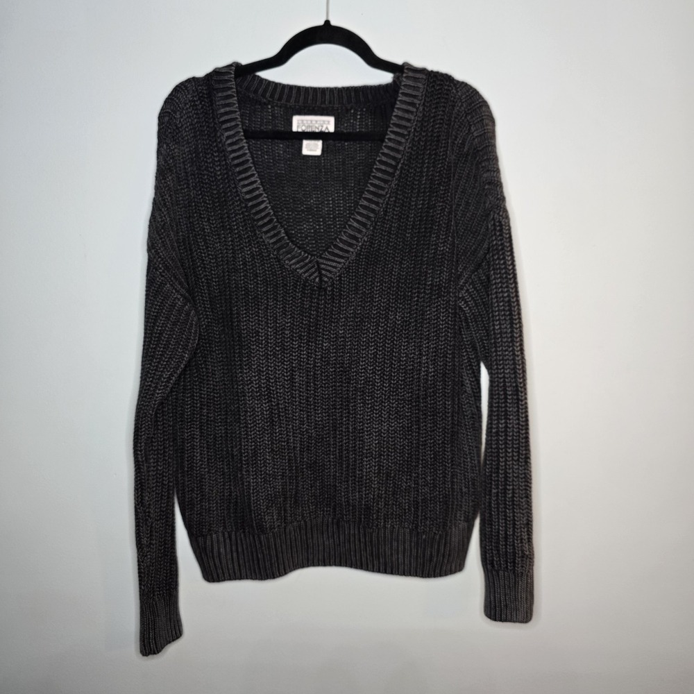 Victorias‎ Secret PINK Forenza Grey Pullover Sweater Cable Knit Grey Womens S...